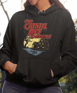 Camp Crystal Lake Counselor Friday The 13th Vintage Horror Hoodie