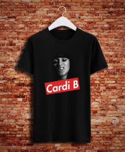 Cardi B Rap Hip Hop Rapper T Shirt New Casual Black Men Women T-Shirt