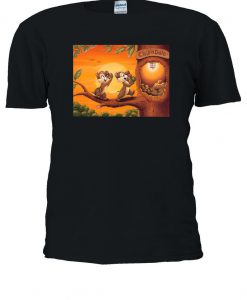 Chip And Dale Cartoon T-shirt Tee Shirt