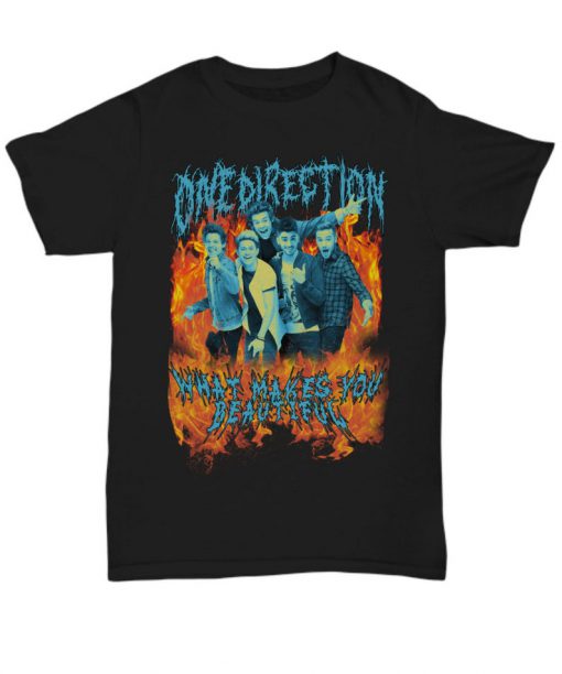 Direction Shirt One Heavy Metal - 1D Inspired Vintage Band Tee