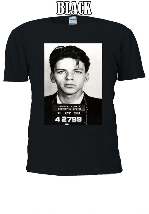 Frank Sinatra Mug Shot T-shirt