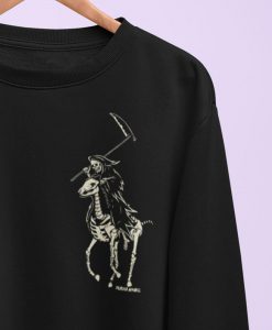 Goth Polo Grim Reaper Sweatshirt