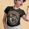 Halloqueen Pumpkin October Vintage Halloween T-Shirt