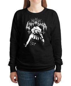 Lady Gaga Death Metal Style Sweatshirt