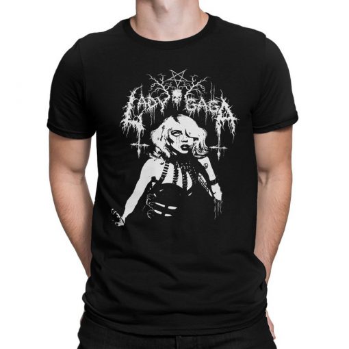 Lady Gaga Death Metal Style T-Shirt