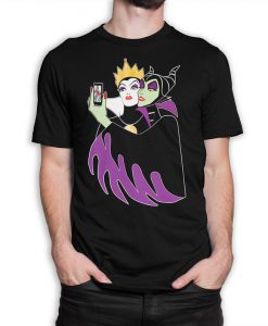 Maleficent and Evil Queen Funny Selfie T-Shirt