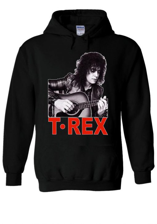 Marc Bolan T-Rex Slider English Guitar Hoodie