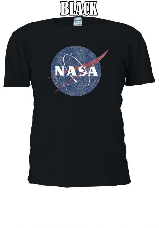 Nasa Geek Nerd Retro Vintage Logo T-shirt