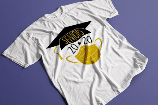 SENIORS 2020 T-Shirt Funny Quarantined Mask Design