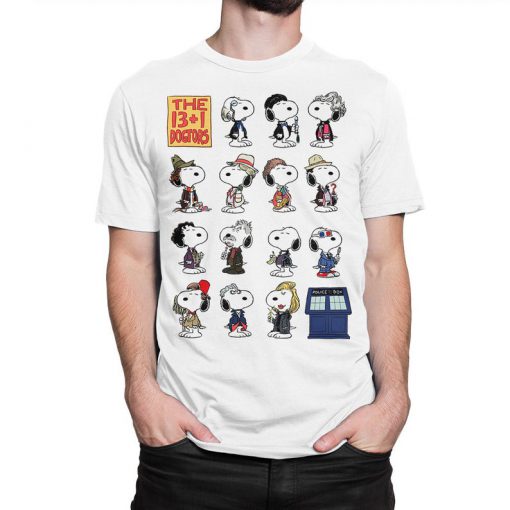 Snoopy and Doctor Who The Dogtors T-Shirt