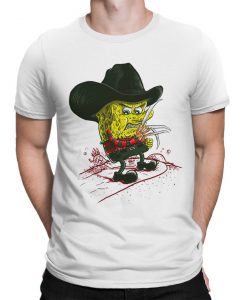 SpongeBob Freddy Krueger Art T-Shirt