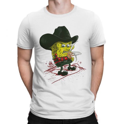 SpongeBob Freddy Krueger Art T-Shirt