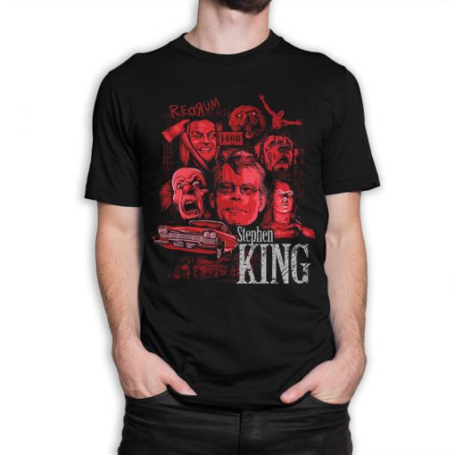 Stephen King Horror Movies Art T-Shirt