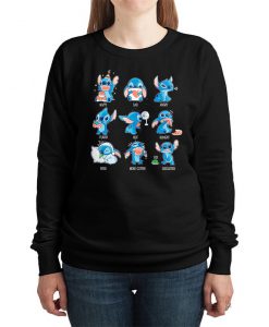 Stitch Emotions Funny Sweatshirt