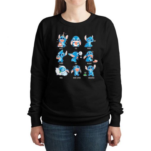 Stitch Emotions Funny Sweatshirt