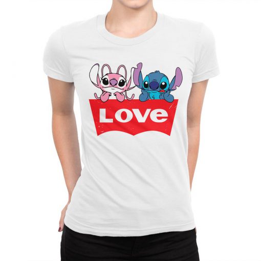 Stitch and Angel Love T-Shirt