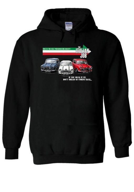 The Italian Job Classic Mini Cooper Hoodie