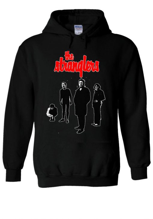 The Strangles Black & White The Raven Punk Rock Hoodie