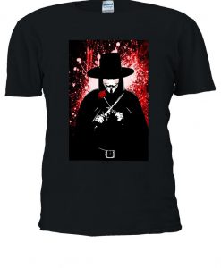 V For Vendetta Poster T-shirt