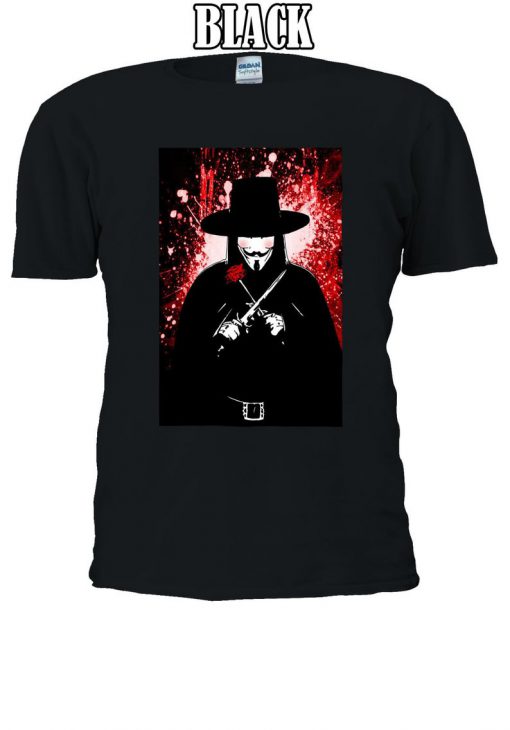 V For Vendetta Poster T-shirt