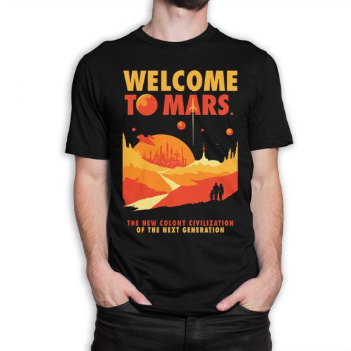 Welcome To Mars Futuristic T-Shirt