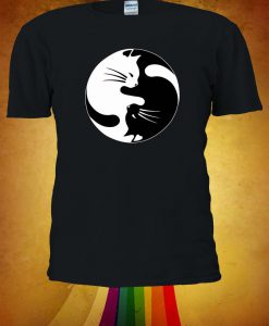 Ying-Yang Cats T-shirt