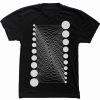 ALL CONNECTED Geometric Mod Pattern Screen Printed Dots and Lines Abstract Minimal Tee Shirt