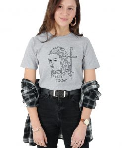 Arya Stark Illustration Not Today T-shirt