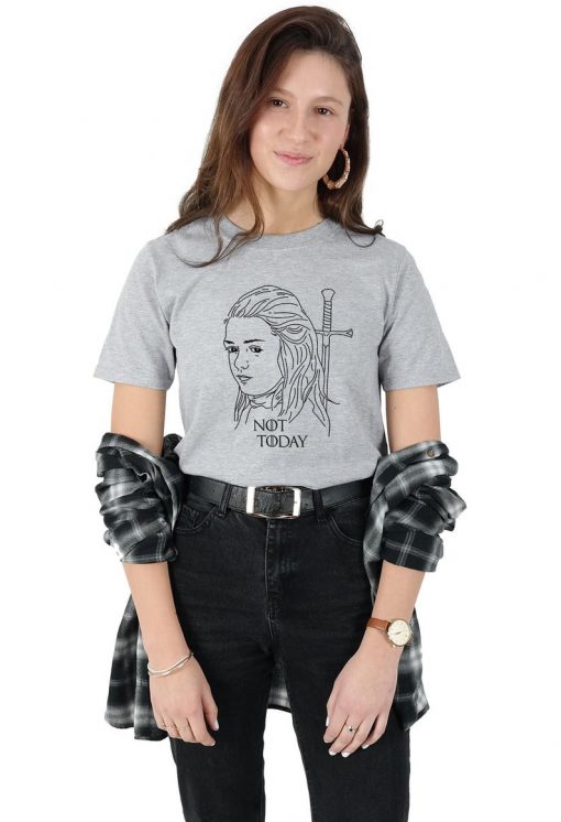 Arya Stark Illustration Not Today T-shirt