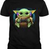 Baby-Yoda Gamer Video Game Control Headphone T-Shirt