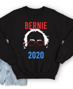 Bernie Outline Sanders 2020 Jumper Sweater Funny USA Election Campaign Vote For Bernie