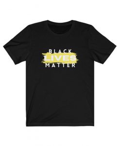 Black Lives Matter Unisex Shirt Black & Yellow