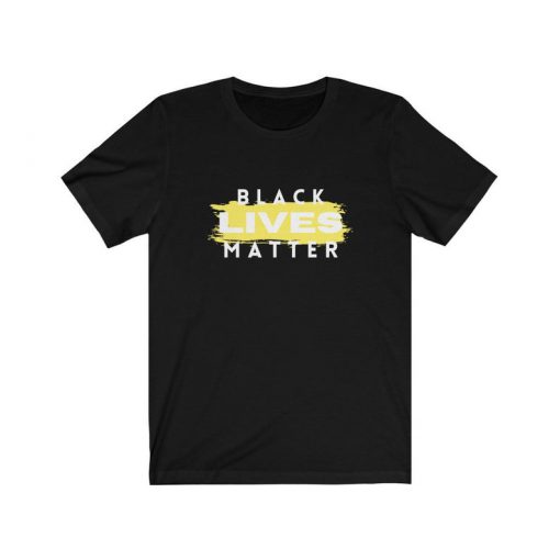 Black Lives Matter Unisex Shirt Black & Yellow