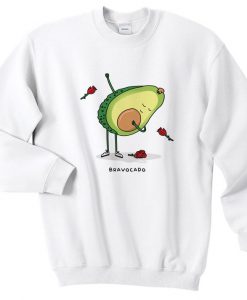 Bravocado Funny Sweater Jumper Top Cute Avocado Avocados Vegan Vegetarian Music Musician Performance