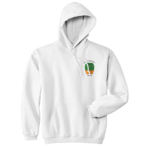 Cacti + Cact-you = Cactus Hoody Hoodie