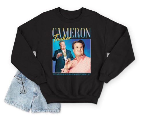 Cameron Tucker Homage Sweatshirt Jumper Funny Gift Modern Retro 80's 90's Cam