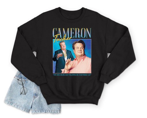 Cameron Tucker Homage Sweatshirt Jumper Funny Gift Modern Retro 80's 90's Cam