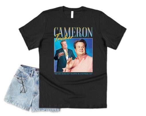 Cameron Tucker Homage T-shirt Top Shirt Tee Funny Modern TV Show 90's 80's Cam