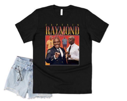 Captain Raymond Holt Homage T-shirt Top Shirt Tee USA Brooklyn TV Show Retro 90's Ray