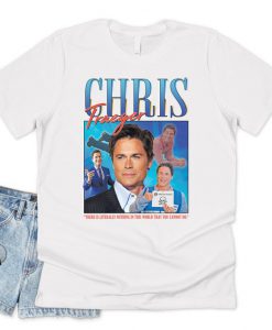 Chris Traeger Homage T-shirt Top Shirt Tee Funny Parks And Recreation TV Show 90's 80's Rec