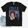 Cilla Black Homage T-shirt Top Shirt Tee UK TV Game Show Presenter Icon Summer Retro 90's