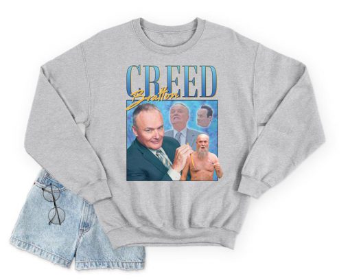 Creed Bratton Homage Sweatshirt Jumper Funny Gift US Office Retro 80's 90's Biznus Boboddy