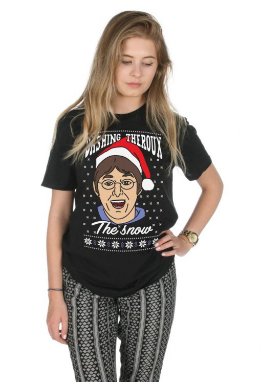 Dashing Theroux The Snow Christmas T-shirt Top Shirt Tee Fashion Xmas Louis