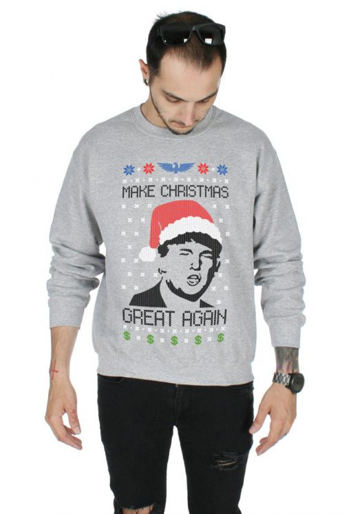 Donald Trump Make Christmas Great Again Ugly Christmas Sweatshirt