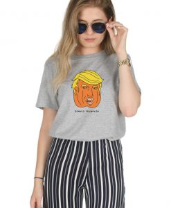 Donald Trumpkin Halloween T-shirt Top Shirt Tee Fashion Funny Trump Pumpkin USA