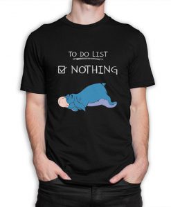 Eeyore To Do List Nothing T-Shirt