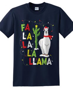 Fa La La La Llama Christmas T-shirt