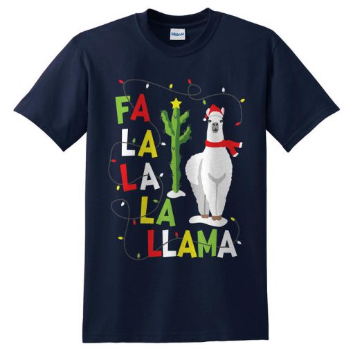 Fa La La La Llama Christmas T-shirt