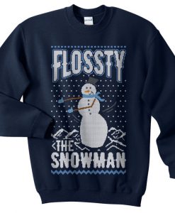 Flossty The Snowman Christmas Sweatshirt