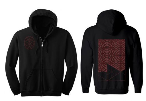 Geometric PATTERN RECOGNITION Hoodie Men's and Women's Black Twoside